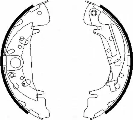 Brake Shoe Set (H1706)