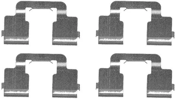 Accessory Kit, disc brake pad (K0186)