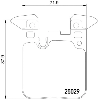 Brake Pad Set, disc brake (T2423)