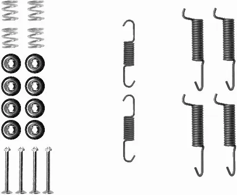 Accessory Kit, parking brake shoes (X0171)