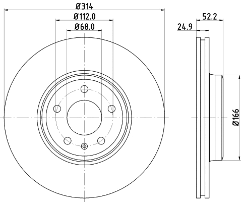 Brake Disc (54599)