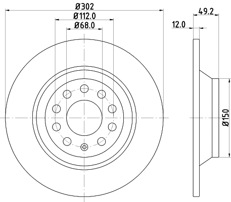 Brake Disc (54325)