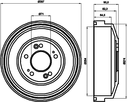 Brake Drum (61305)