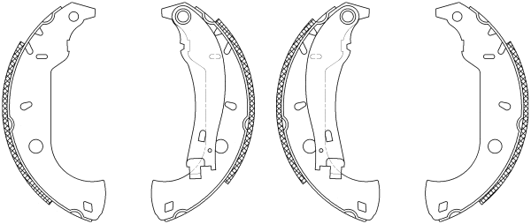 Brake Shoe Set (Q0985)