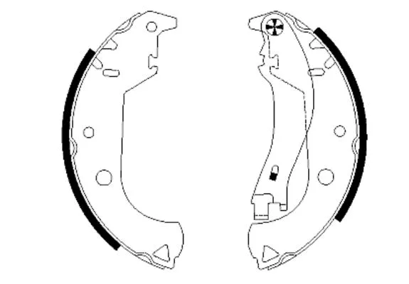Brake Shoe Set (H9585)
