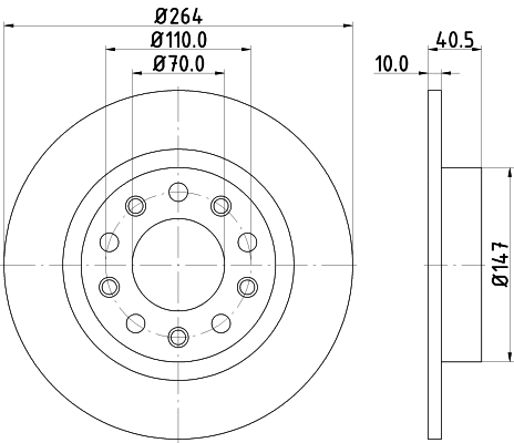 Brake Disc (55302)