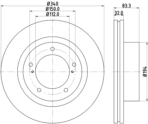 Brake Disc (55046)