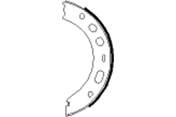 Brake Shoe Set, parking brake (H9765)