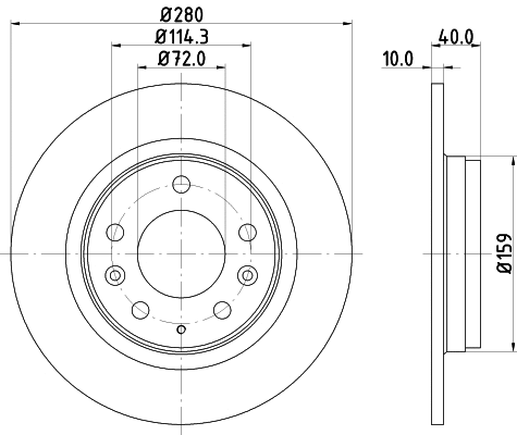 Brake Disc (54256)