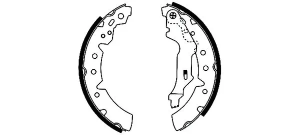 Brake Shoe Set (H9430)