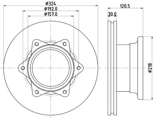 Brake Disc (58261)