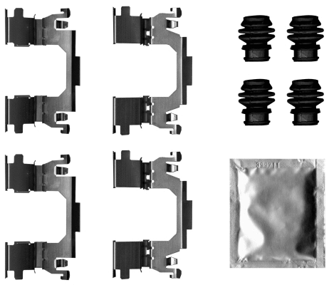 Accessory Kit, disc brake pad (K0719)