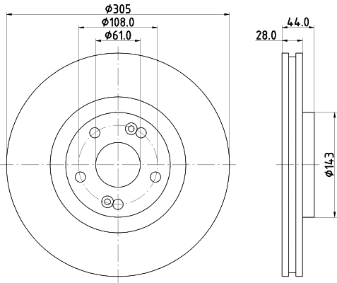 Brake Disc (50372)
