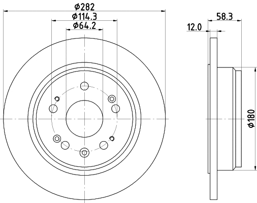 Brake Disc (54445)