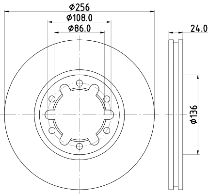 Brake Disc (54362)