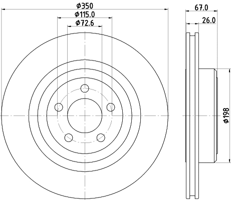 Brake Disc (55355)