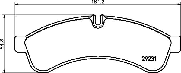 Brake Pad Set, disc brake (C6028)