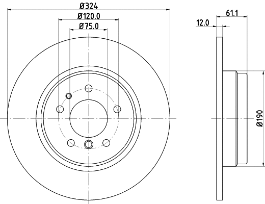 Brake Disc (50416)