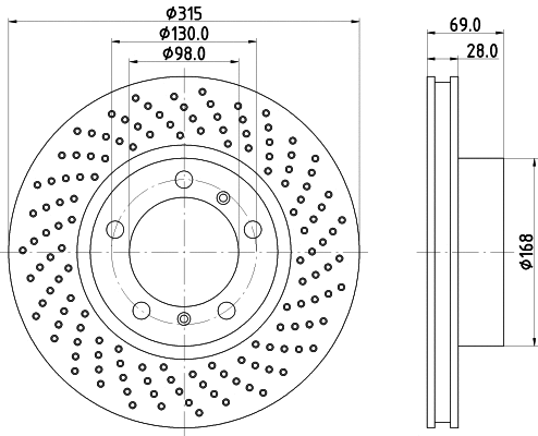 Brake Disc (55800)