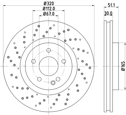 Brake Disc (55621)