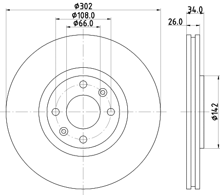 Brake Disc (54332)