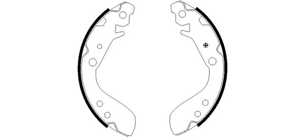 Brake Shoe Set (H9610)