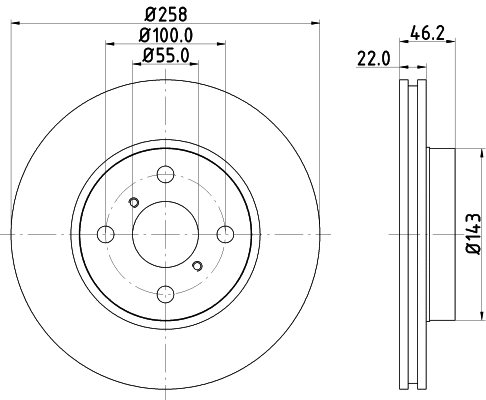 Brake Disc (54642)