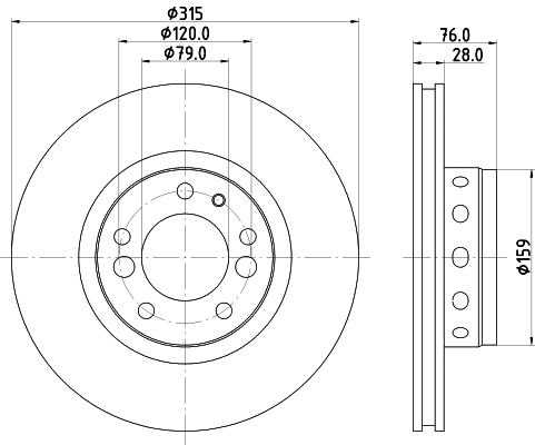 Brake Disc (50430)