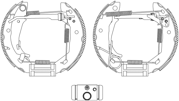 Brake Shoe Set (R1296)