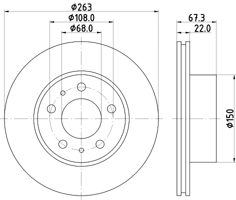 Brake Disc (54011)