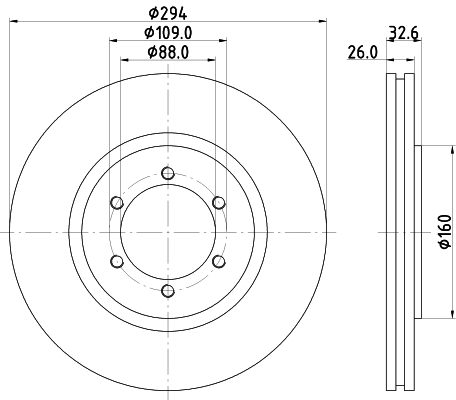 Brake Disc (54626)