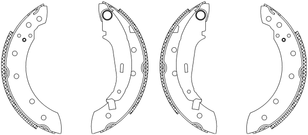 Brake Shoe Set (Q0775)