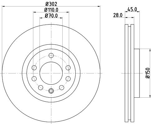 Brake Disc (54183)