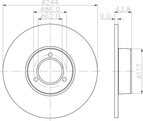 Brake Disc (50607)