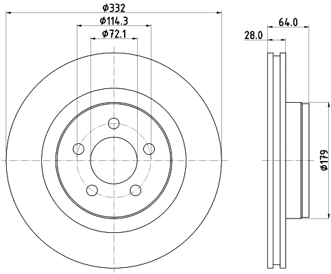 Brake Disc (55873)