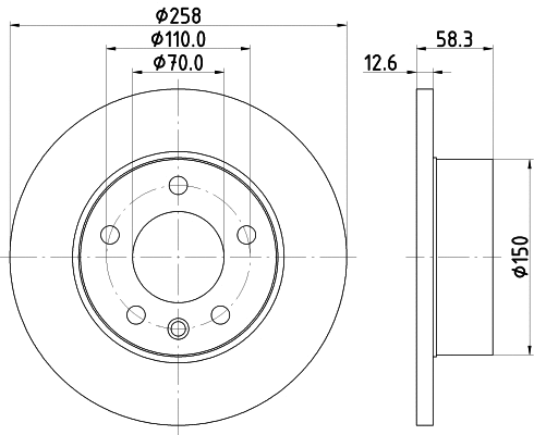 Brake Disc (52405)