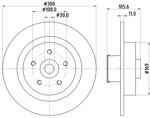 Brake Disc (55529)
