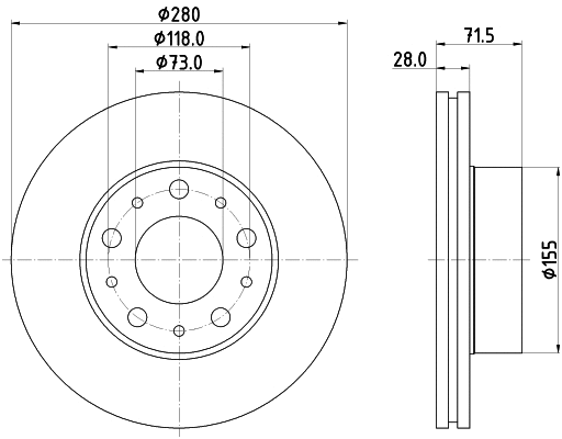 Brake Disc (55861)