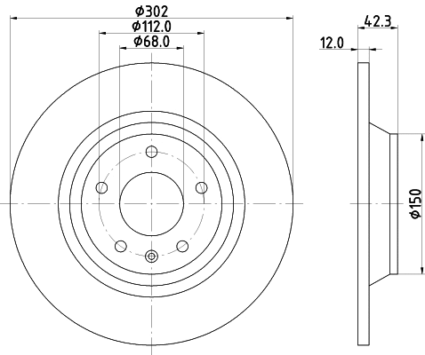 Brake Disc (54595)