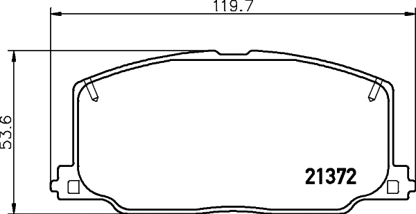 Brake Pad Set, disc brake (T0042)