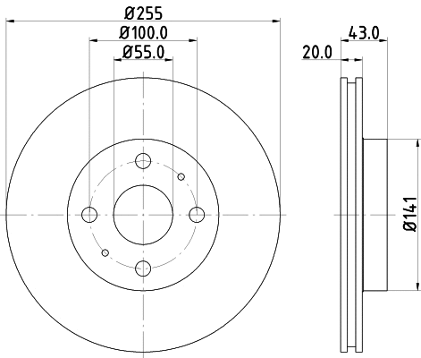 Brake Disc (54156)