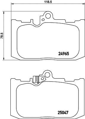 Brake Pad Set, disc brake (T2192)
