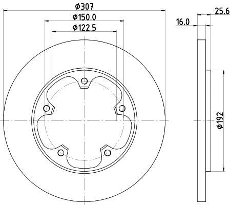 Brake Disc (55741)