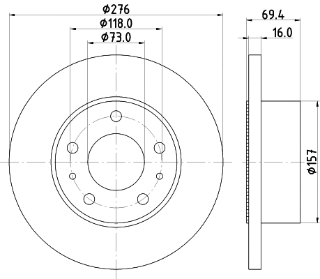 Brake Disc (54048)