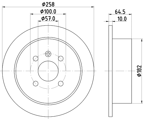 Brake Disc (54290)
