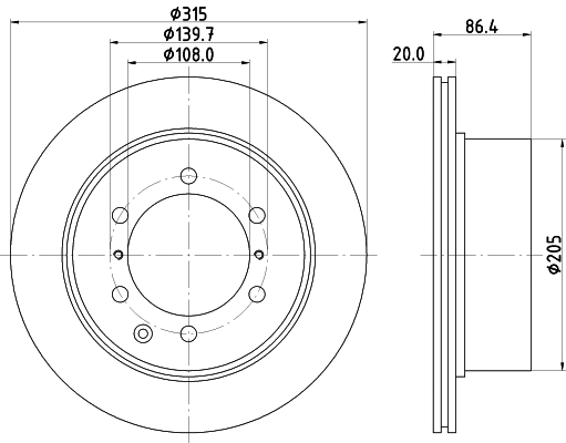 Brake Disc (54467)