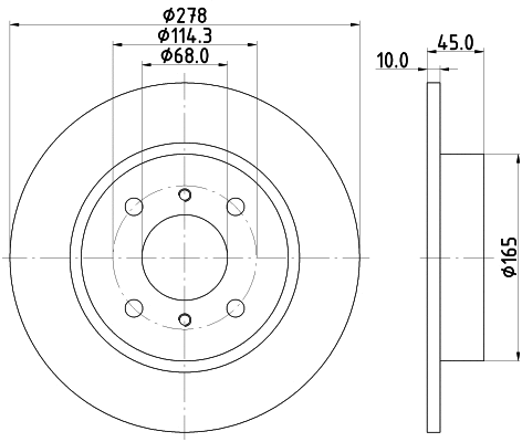 Brake Disc (54287)