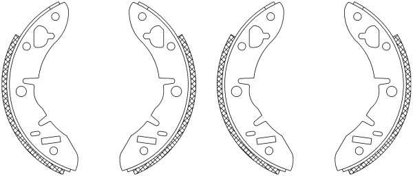 Brake Shoe Set (Q0010)