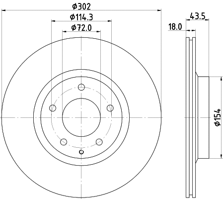 Brake Disc (54745)