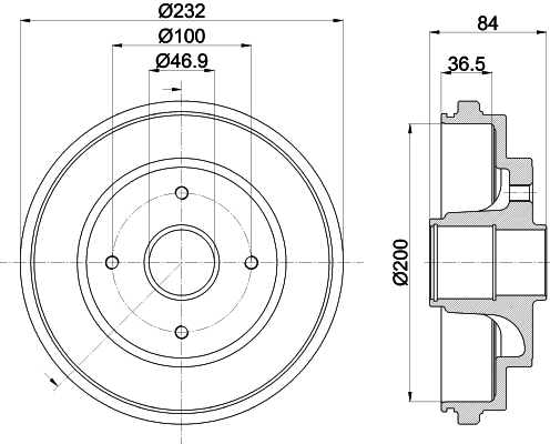 Brake Drum (61497)